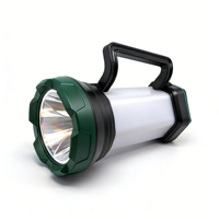 Lanterna da Campeggio LED Ricaricabile con Faretto, Lampada d'Emergenza Portatile per Escursioni all'Aperto, Power Bank, Alto CRI 90