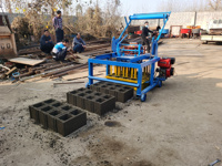 Machine de ponte QTM4-40 Kaidong machine de fabrication de blocs de béton machine de fabrication de briques de ciment