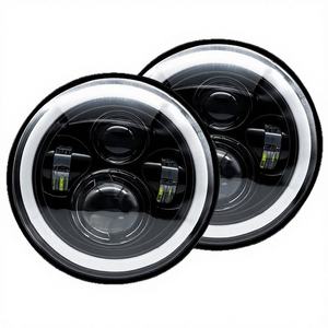 Conjunto de Faros Delanteros LED de 7 Pulgadas con Certificación DOT, 7 Lentes para Modelos Touring Road King Glide Xtx, Garantía de Reemplazo de un Año de la Marca - Product Image 4