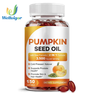 OEM Private Label Suiker-vrije Pompoenzaadolie Gummies met Saw Palmetto Extract voor Volwassen Prostaatgezondheid & Urineondersteuning - Product Image 1