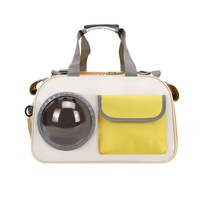 Sac de transport pliable pour animaux de compagnie, grande capacité, respirant, portable, à bandoulière, avec fermeture éclair, pour chats et chiens, idéal pour les voyages en extérieur