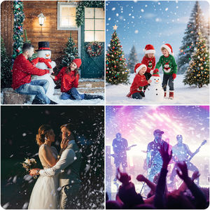 <span class=keywords><strong>Canon</strong></span> <span class=keywords><strong>à</strong></span> <span class=keywords><strong>neige</strong></span> électrique <span class=keywords><strong>à</strong></span> double buse 3500W avec tête oscillante, pour événements intérieurs/extérieurs, scène, télécommande, matériau métallique - Product Image 5