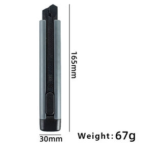 Couteau de découpe industriel pour papier peint, lame SK5 noire épaissie, plastique + acier, largeur de lame 1,8 cm, vente en gros d'usine, nouveau modèle, pour l'art - Product Image 4
