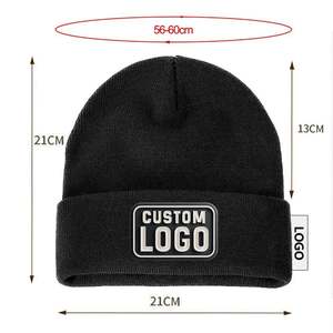 Gorros de Punto Personalizados 2026 con Logotipo Bordado, Texto e Imagen Impresa, Diseño Personalizado, Gorro Cálido de Invierno - Product Image 3