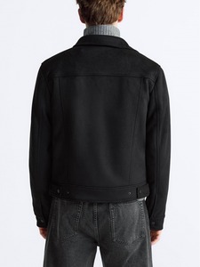 Nuova Giacca di Lusso in Camoscio Personalizzata di Alta Qualità, Due Colori, Giacca da <span class=keywords><strong>Uomo</strong></span> Bestseller - Product Image 5