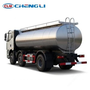 Camión Cisterna de Acero Inoxidable FAW 6x2 de 20000L-25000L y 25 Toneladas, Grado Alimenticio, para Transporte de Leche, Aceite Comestible y Alimentos Líquidos - Product Image 3