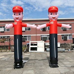 Muñeco Inflable Personalizado de Oxford para Publicidad, Muñeco Inflable con Movimiento de Manos, Bailarín de Aire con 8.2' de Altura para Taller de Neumáticos - Product Image 2