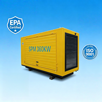 Groupe électrogène diesel de secours SPM 360 kW 450 kVA 60 Hz 480 V triphasé silencieux pour l'Amérique du Nord