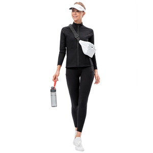 A147 Ensemble de survêtement chaud pour <span class=keywords><strong>femme</strong></span>, tenue de sport respirante pour le jogging et le yoga, sous-vêtements <span class=keywords><strong>thermiques</strong></span> d'hiver, vêtements de sport pour <span class=keywords><strong>femme</strong></span>, tenue de gym - Product Image 1