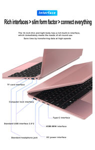 Ordinateur portable neuf <span class=keywords><strong>14</strong></span> pouces avec processeur Intel N5095, ouverture et fermeture à 180 degrés, prix d'usine, personnalisation du logo, ordinateur portable - Product Image 4