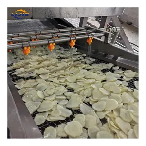 वाणिज्यिक आलू के चिप्स उत्पादन लाइन पूरी तरह से स्वचालित सीई ISO9001