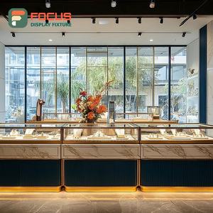Modern Shopping Center Jewelry Store Fixtures Polished Surface Boutique Space Display Cabinet - Product Image 3