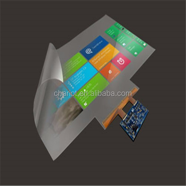 CHARIOT 43inch Interactive Touch Foil Screen for Shopping Mall Glass Advertising Display.