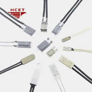 HCET-A/TB02-bb8d involucro metallico normalmente chiuso contatto bimetallico interruttore termico motore tubolare interruttore di controllo della temperatura