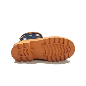 Enfants mignon bottes <span class=keywords><strong>de</strong></span> <span class=keywords><strong>pluie</strong></span> en caoutchouc à la mode coloré talon plat confortable doux imperméable enfants Midi caoutchouc naturel filles garçons - Product Image 3