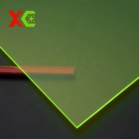 Plaque acrylique colorée découpée sur mesure 3mm 6mm 10mm en PMMA pour présentoir promotionnel de centre commercial