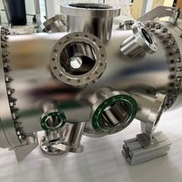 Chambre à vide professionnelle personnalisée en acier inoxydable UHV haute précision pour l'industrie, les laboratoires, la science et les applications alimentaires