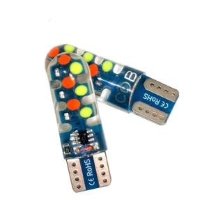 Ampoule de plaque d'immatriculation LED T10 RGB COB SMD, nouvelle lampe de lecture à flash stroboscopique avec gel de silice - Product Image 4