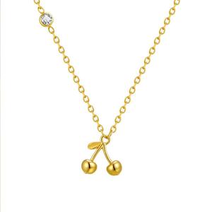 Collar Clásico de Oro Duradero que No se Desvanece, 18k, con Circonita Cúbica Real, Cadenas Finas de Acero Inoxidable, Collar para Mujer - Product Image 1