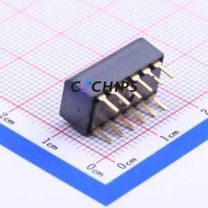 DSPV06LHGET DIP Switch Through hole Component (THT) Switch Piano Key Single Pole Single Throw 6 2.54mm - Product Image 2