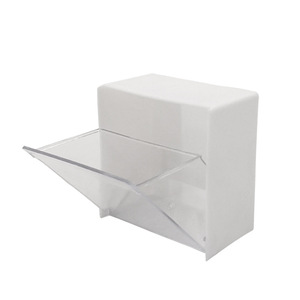 Boîte de rangement pour cotons-tiges sans perçage, boîte de rangement murale pour tampons démaquillants, attaches pour cheveux et élastiques, design créatif - Product Image 4