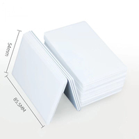 Carte vierge blanche de PVC de la représentation fiable RFID souple pour l'identification de contrôle d'accès