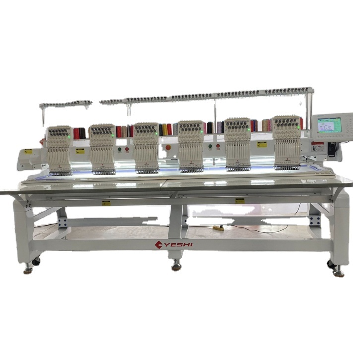 Six Heads Embroidery Machine Automatic Cloth