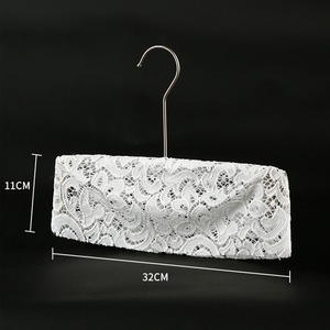 Housses de cintres en lin antidérapantes, protège-vêtements réutilisables en tissu, manches <span class=keywords><strong>anti</strong></span>-traces, légères et durables pour placard - Product Image 5