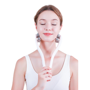 Dispositivo de Masaje Facial para Uso Doméstico - Masajeador Corporal Eléctrico - Rodillos de Acero Inoxidable Recargables por USB - Reduce la Papada - Product Image 2