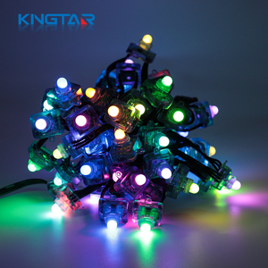 Permanent Christmas Lights 12mm 5V Square <strong>LED</strong> <strong>Pixel</strong> Point IP68 PC Material <strong>RGB</strong> Changeable Color Landscape Lighting for - Product Image 6
