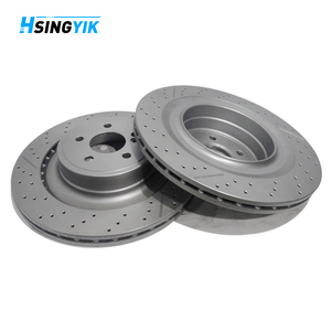 Frenos de disco traseros de fábrica con sistema de frenos automáticos 2124230412 360x26MM para Mercedes Benz C63 <span class=keywords><strong>AMG</strong></span> E63 <span class=keywords><strong>AMG</strong></span> <span class=keywords><strong>CLS</strong></span> <span class=keywords><strong>63</strong></span> <span class=keywords><strong>AMG</strong></span> - Product Image 4