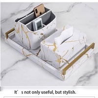 Support de télécommande classique en cuir PU, rotatif à 360 degrés, boîte de rangement pour télécommande de télévision, organisateur de table rotatif, porte-stylo