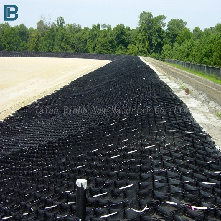 HDPE сотовая геоячеистая ячеистая ячеек для защиты от эрозии в дорожном строительстве