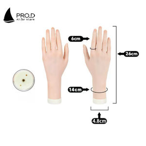 Pro D vente en gros anneaux Bracelets cheville bijoux cadres d'affichage salon de manucure main et pied modèle en Silicone - Product Image 4