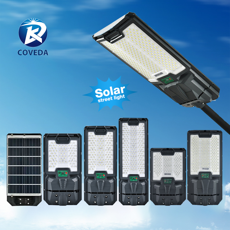 <strong>2026</strong> New Product <strong>100W</strong> 150W 200W 250W 300W Abs Plastic Polycrystalline Remote Light Control Sensing Led <strong>Solar</strong> Street Light