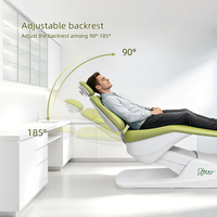 Fauteuils dentaires ergonomiques mobiles modernes de luxe, prix d'usine, équipement dentaire de luxe