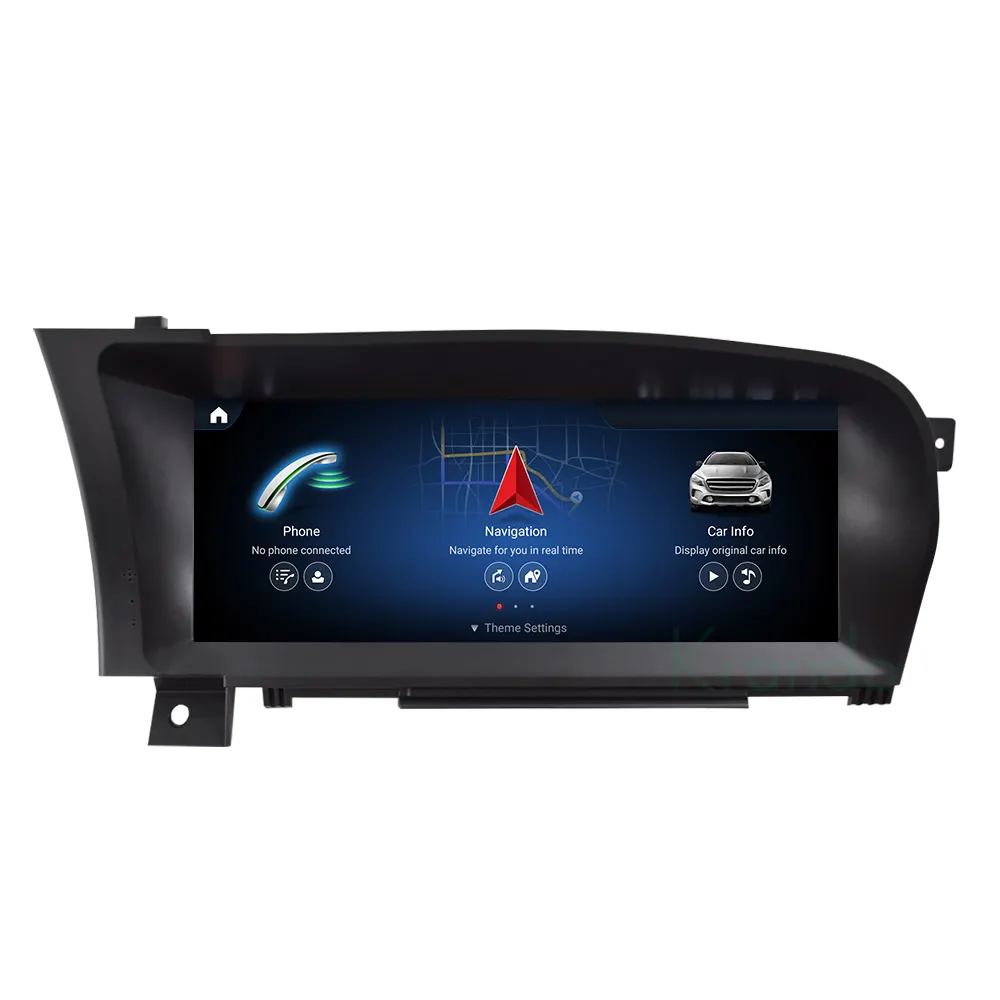Krando ระบบแอนดรอยด์10.25นิ้วระบบนำทาง GPS หน้าจอสัมผัสสำหรับรถยนต์ Mercedes Benz S Class LHD CarPlay ไร้สาย