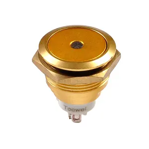 waterproof dome switches button for vessels illuminated latching momentary switches button 19mm