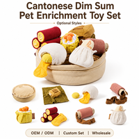 Jouet en peluche couineur Tea Party pour chiens, série Morning Tea Snuffle, jouet interactif pour dissimuler les friandises, Little Pet Shop