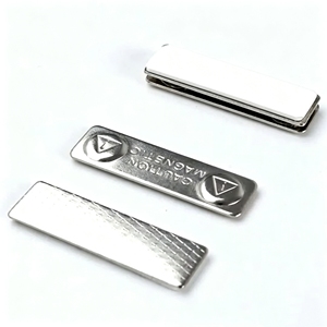 Insignia de Nombre Magnética de Metal Imán Ndfeb 45*13mm Imanes de Tierras Raras IDENTIFICACIÓN de <span class=keywords><strong>Neodimio</strong></span> Etiqueta Magnética/Bolsa de Nombre/Imán de Insignia de Nombre - Product Image 2