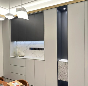 Modern Minimalist Solid <b>Wood</b> Decorative Cabinet Design Living Room Furniture for Dining Bedroom Kitchen Use - Product Image 4