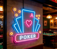 Enseigne néon LED personnalisée avec panneau acrylique étanche pour intérieur/extérieur – Décoration de logo professionnel pour bâtiments, bars, restaurants et murs