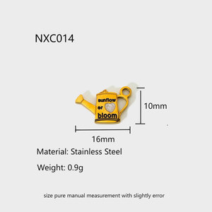 จี้กันน้ำแบบขายส่ง ชุบทอง 14k 18k สแตนเลส 316l รูปขวดเบียร์/ขวดเหล้า สำหรับทำสร้อยข้อมือ สร้อยคอ เครื่องประดับ - Product Image 6