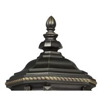Lampe de poteau de jardin LED imperméable de style européen antique à haut lumen pour la décoration de jardin et de pelouse