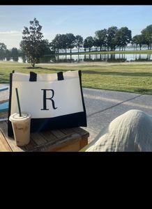 Tas Pantai Kanvas 42*30*17cm Tas Jinjing Wanita Hadiah Relaksasi Hadiah Ulang Tahun Saudara Hadiah Pensiun - Product Image 5