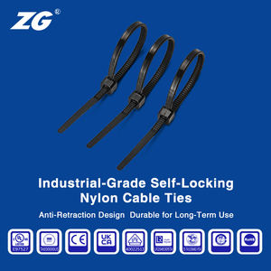 Attaches de câble en nylon 66 conventionnel KSS de qualité supérieure, 2,4*63,7 mm, indice de résistance au feu industriel 94V-2, certifiées - Product Image 2