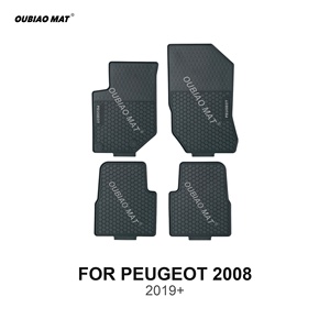 Tappetini per <span class=keywords><strong>tutte</strong></span> <span class=keywords><strong>le</strong></span> stagioni <span class=keywords><strong>PEUGEOT</strong></span> 2008 2019+, protezione per tappeti auto in PVC - Product Image 1