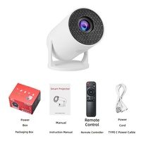 Proyektor Frekuensi Sama M5 HY300 Portabel Mini HD Nirkabel Berkabel Ponsel Home Theater 3D Built-In
