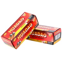 Cuanen Pack personnalisé de piles sèches au zinc-carbone 1,5 V R03, format AAA, UM 4, 1,5 V R03P