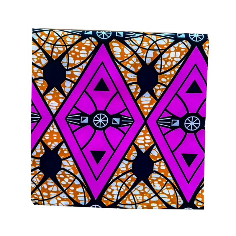 African Wax Cloth Kent Cotton Geometric